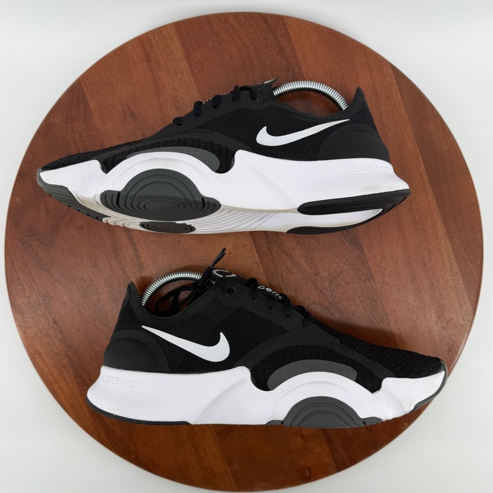 Nike SuperRep Go Training Shoes Black White HIIT Crossfit CJ0860-101 Women 11.5 - Picture 8 of 11